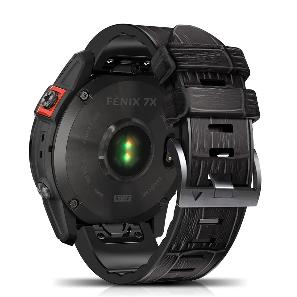 Amazon.co.jp: [HeeNia] レザーバンド QuickFit 26mm Garmin Fenix 8